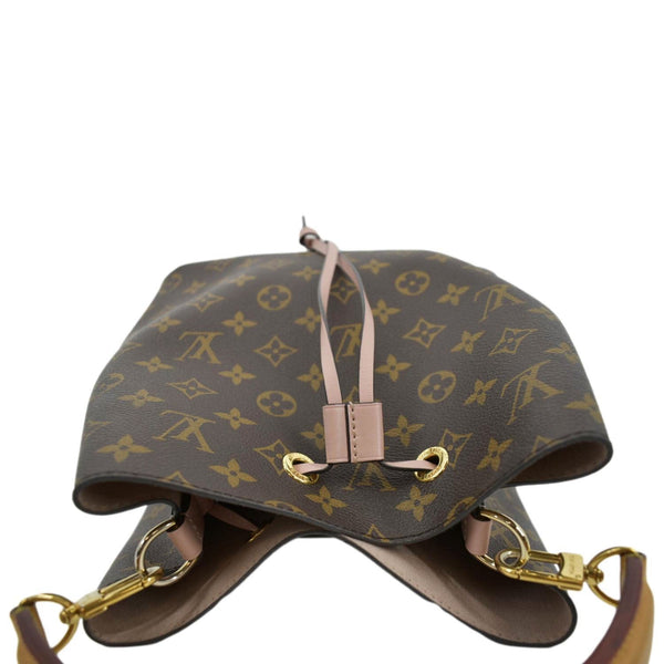 LOUIS VUITTON Neonoe Monogram Canvas Hobo Bag Rose Ballerine