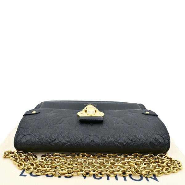 LOUIS VUITTON Vavin Monogram Empreinte Chain Shoulder Bag Black