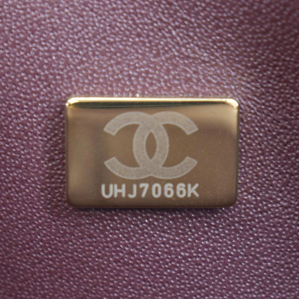 CHANEL Classic Jumbo Double Flap Quilted Caviar Leather Crossbody Bag Black