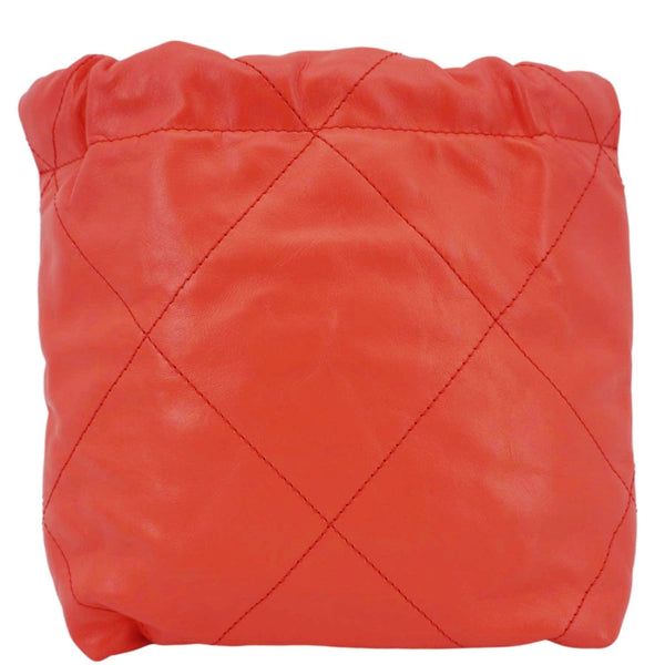 CHANEL 22 Small Quilted Leather Crossbody Bag Coral