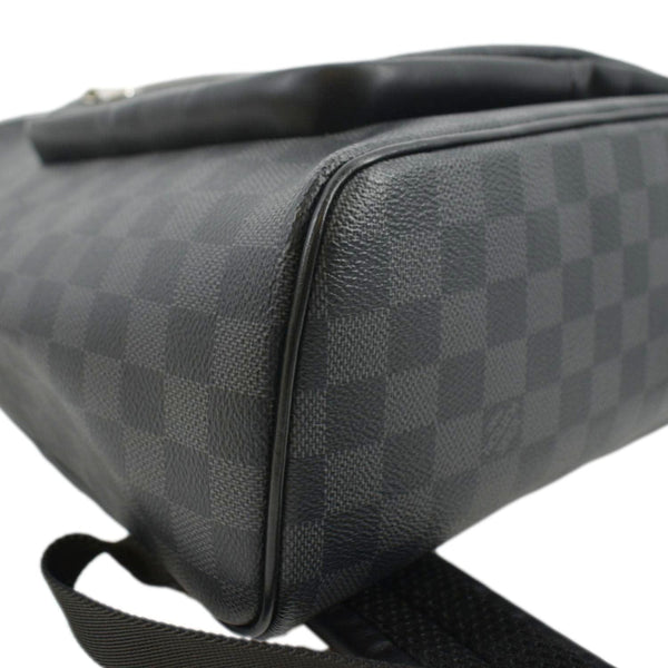 LOUIS VUITTON Josh Damier Graphite Backpack Black