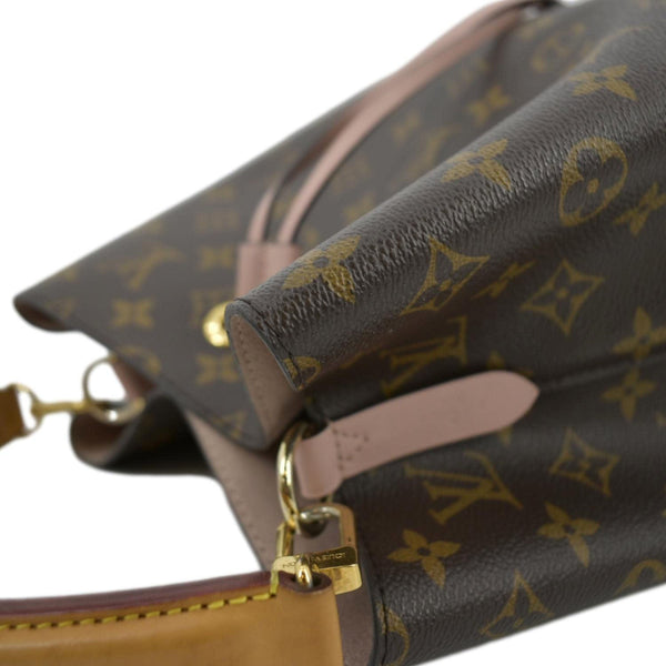 LOUIS VUITTON Neonoe Monogram Canvas Hobo Bag Rose Ballerine