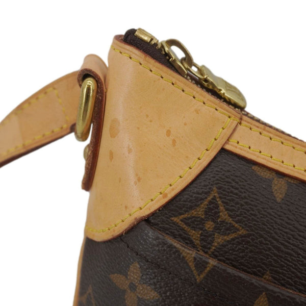 LOUIS VUITTON Odeon PM Monogram Canvas Shoulder Bag Brown