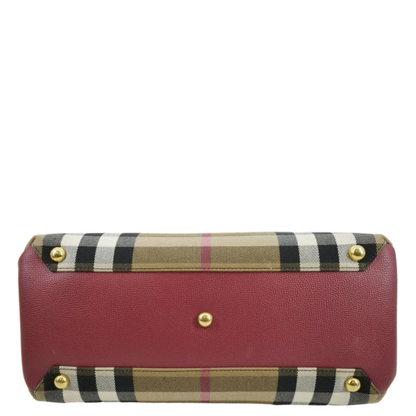 BURBERRY Banner Vintage Small Satchel Bag Limestone