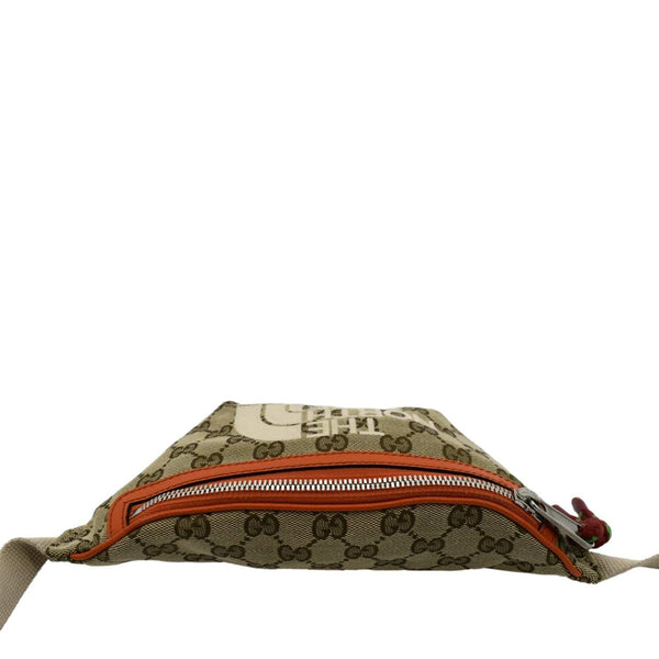 GUCCI X North Face Canvas Waist Belt Bag Beige 650299