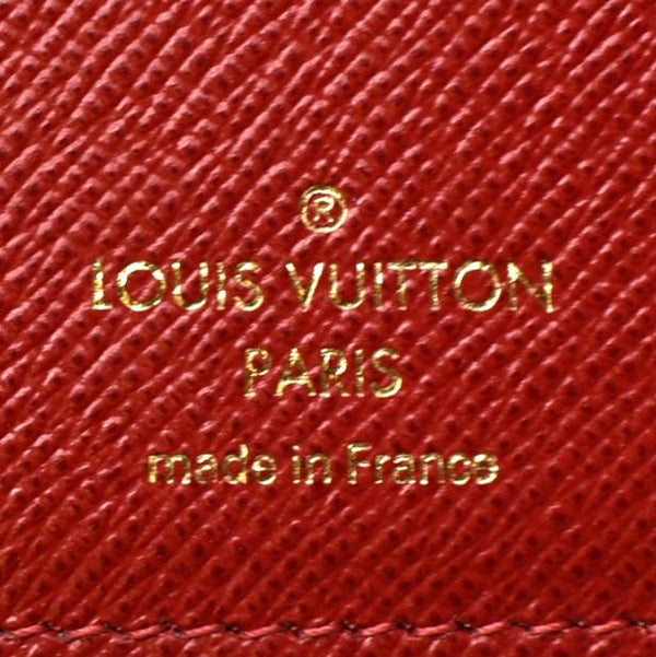LOUIS VUITTON Victorine Damier Ebene Wallet Brown