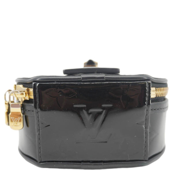 LOUIS VUITTON Boite Chapeau Souple Mini Monogram Vernis Shoulder Bag Black