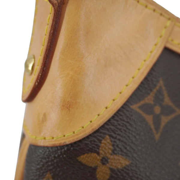 LOUIS VUITTON Odeon PM Monogram Canvas Shoulder Bag Brown