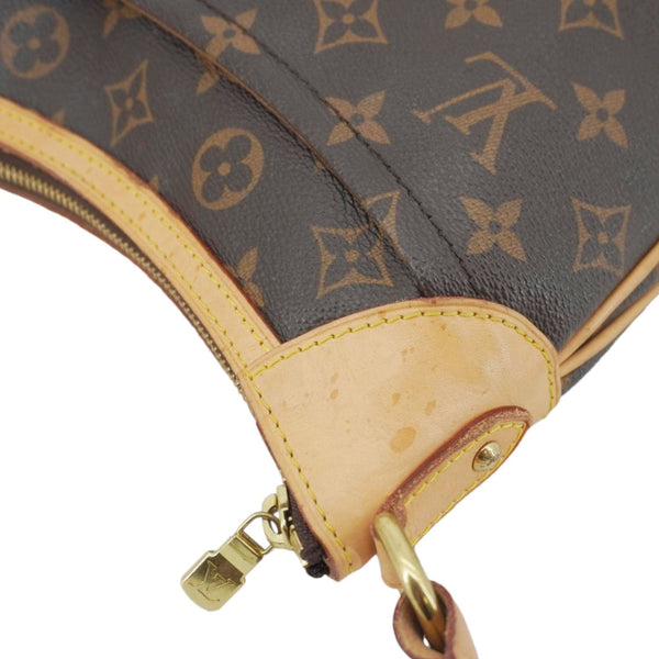 LOUIS VUITTON Odeon PM Monogram Canvas Shoulder Bag Brown