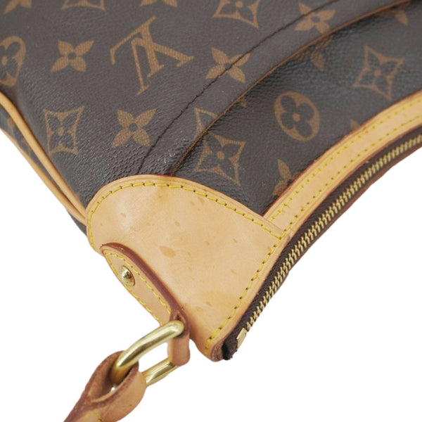LOUIS VUITTON Odeon PM Monogram Canvas Shoulder Bag Brown