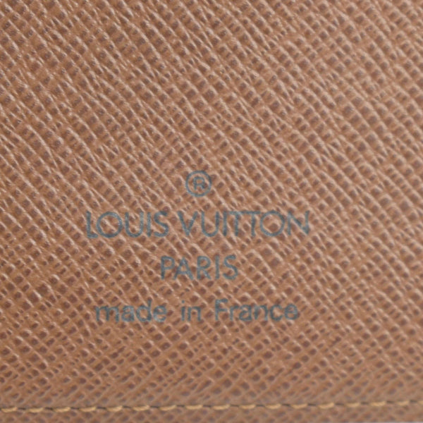 LOUIS VUITTON Agenda Monogram Canvas Planner Cover Brown