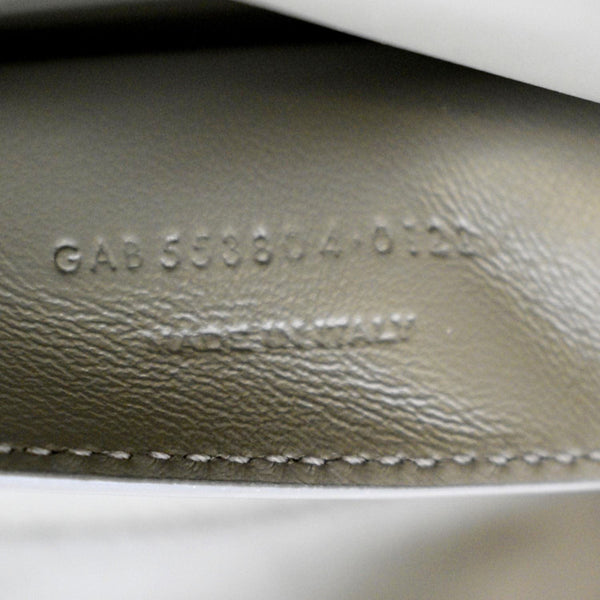 YVES SAINT LAURENT Kate Reversible Leather Crossbody Bag Green