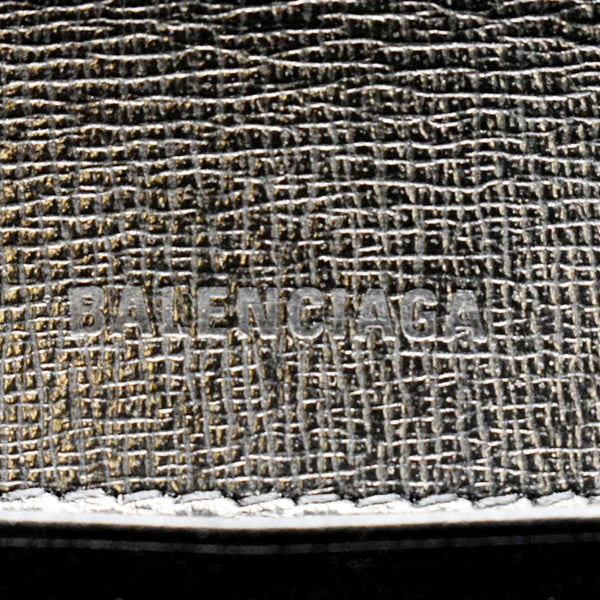 BALENCIAGA GOSSIP XS Chain Leather Shoulder Bag Black