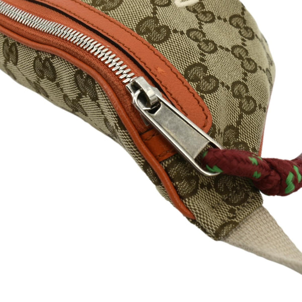 GUCCI X North Face Canvas Waist Belt Bag Beige 650299