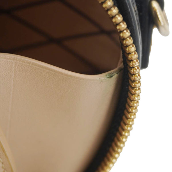 LOUIS VUITTON Boite Chapeau Souple Mini Monogram Vernis Shoulder Bag Black