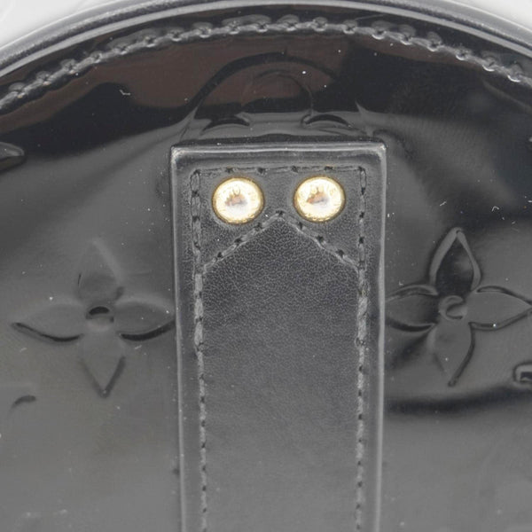 LOUIS VUITTON Boite Chapeau Souple Mini Monogram Vernis Shoulder Bag Black