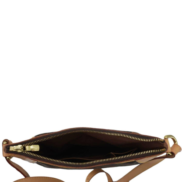 LOUIS VUITTON Odeon PM Monogram Canvas Shoulder Bag Brown