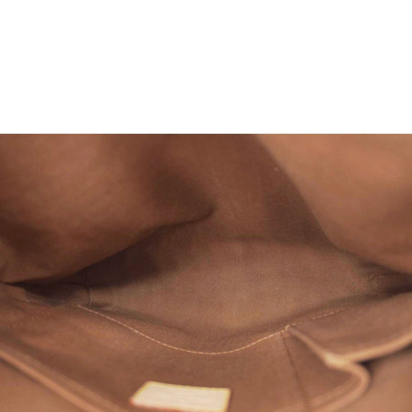 LOUIS VUITTON Odeon PM Monogram Canvas Shoulder Bag Brown