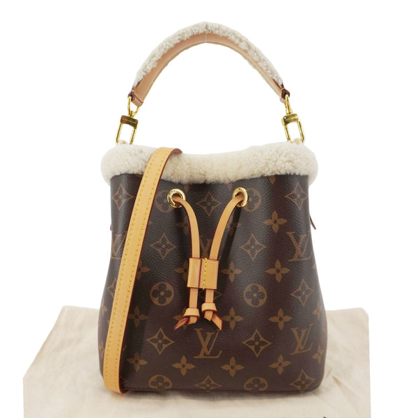 LOUIS VUITTON Neonoe BB Brown Shoulder Bag with Dust Bag