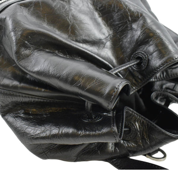 MCM Timeless Leather Backpack Bag Black