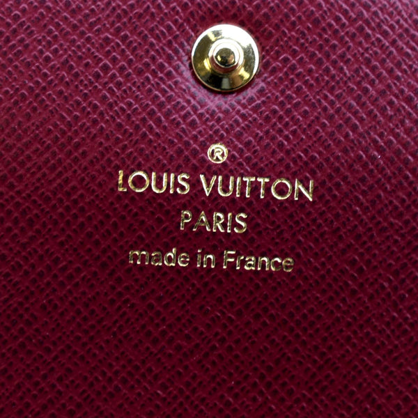 LOUIS VUITTON Emilie Monogram Canvas Wallet Fuchsia