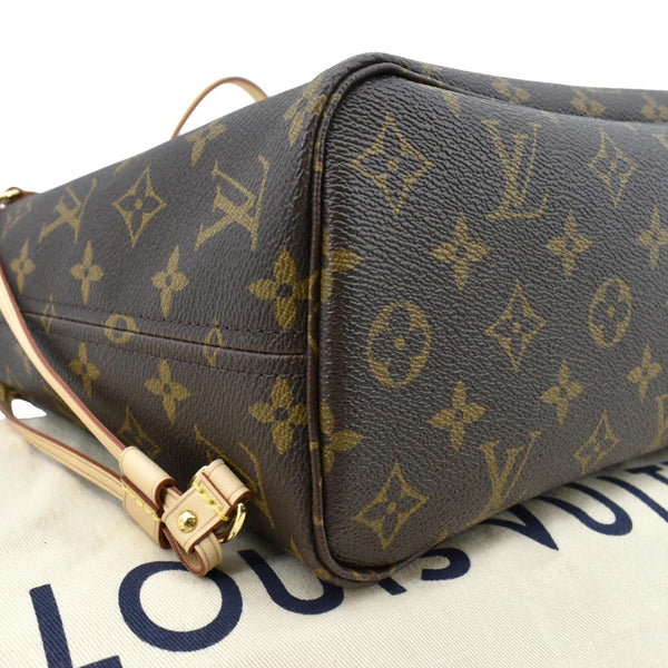 LOUIS VUITTON LV Heritage Neverfull PM Monogram Canvas Tote Bag Brown