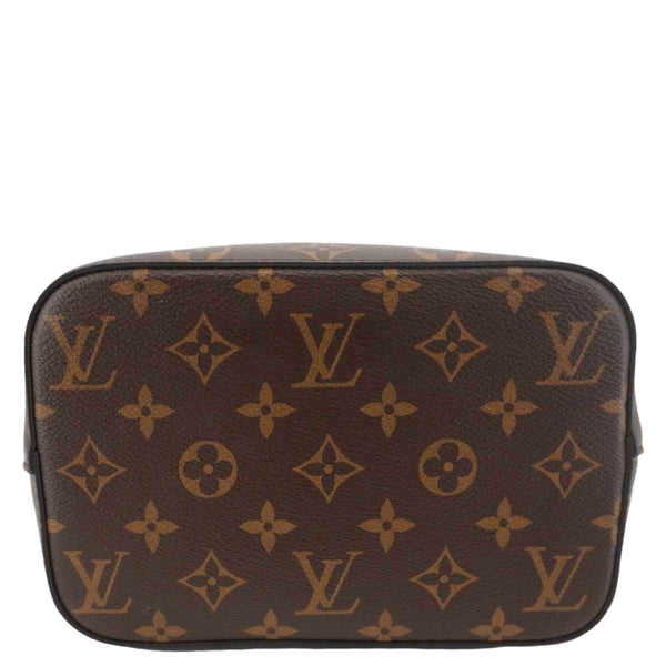 LOUIS VUITTON Neonoe BB Monogram Shearling Cozygram Shoulder Bag Brown