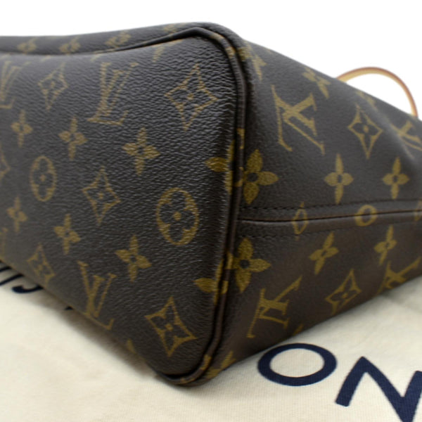 LOUIS VUITTON LV Heritage Neverfull PM Monogram Canvas Tote Bag Brown