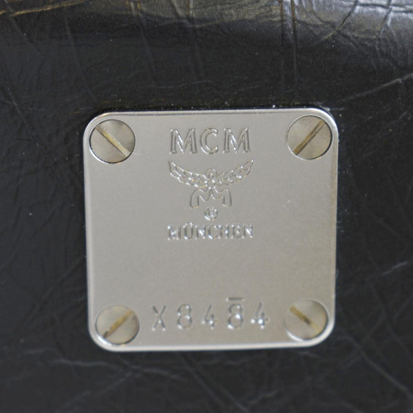 MCM Timeless Leather Backpack Bag Black