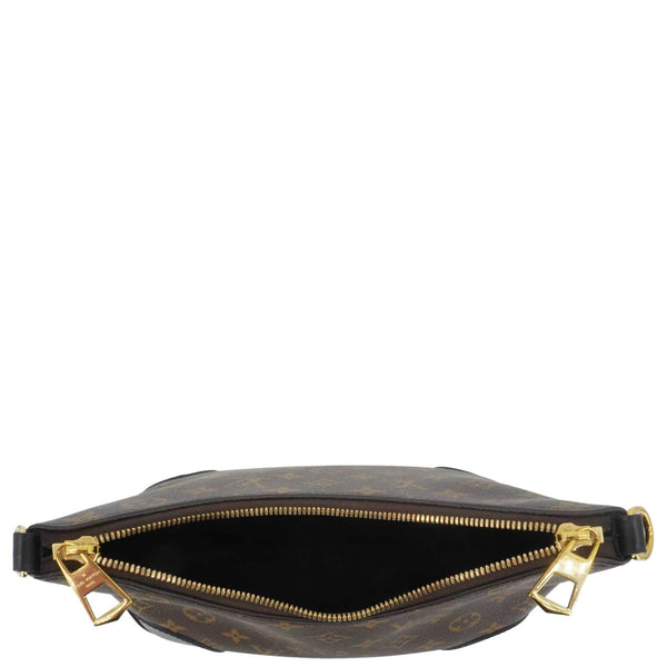 LOUIS VUITTON Boulogne Monogram Canvas Shoulder Bag Brown