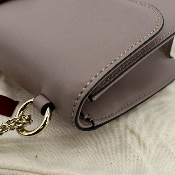 VALENTINO Glam Lock Rockstud Flap Medium Leather Crossbody Bag Nude