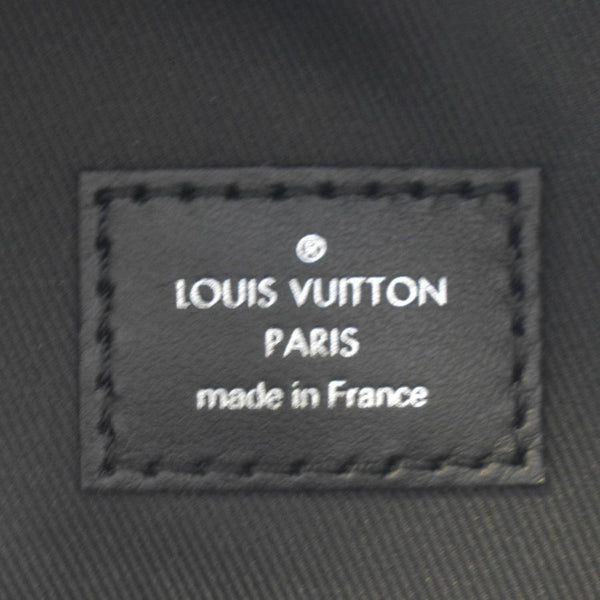 LOUIS VUITTON Josh Damier Graphite Backpack Black