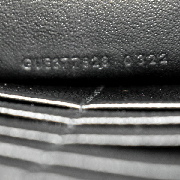 YVES SAINT LAURENT Cassandre Matelasse Chain Wallet Crossbody Bag Black