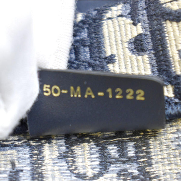 CHRISTIAN DIOR Large Book Oblique Embroidered Canvas Tote Bag Multicolor