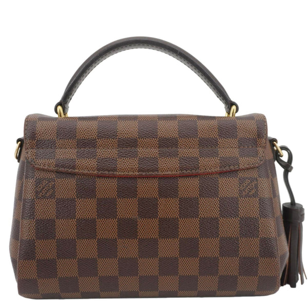 LOUIS VUITTON Croisette Damier Ebene Crossbody Bag Brown