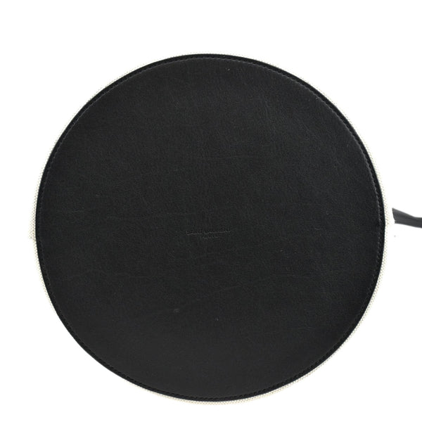 Yves Saint Laurent Rive Gauche Linen Bucket Bag White - Bottom