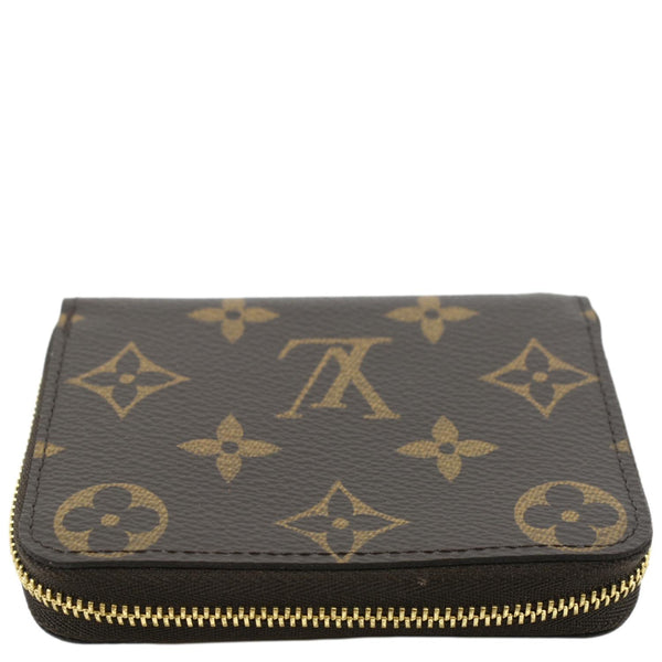 LOUIS VUITTON Monogram Canvas Zippy Coin Purse Brown