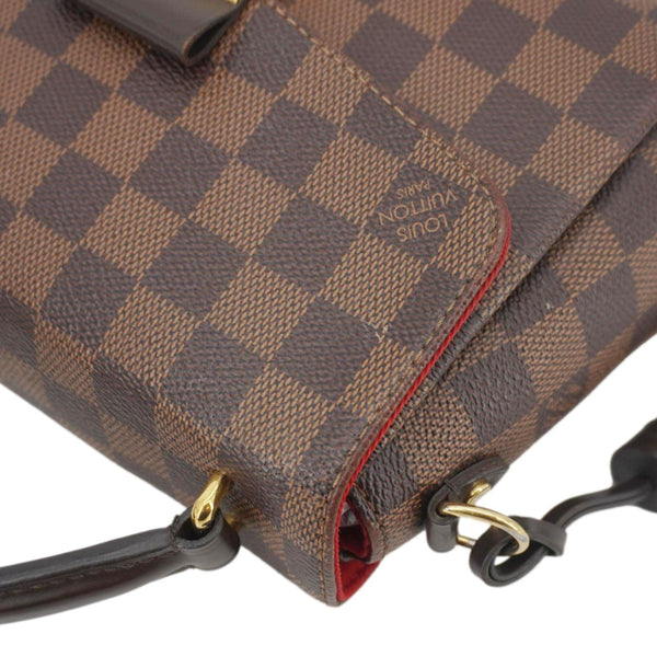 LOUIS VUITTON Croisette Damier Ebene Crossbody Bag Brown