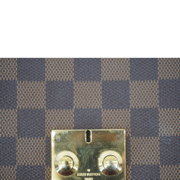 LOUIS VUITTON Croisette Damier Ebene Crossbody Bag Brown