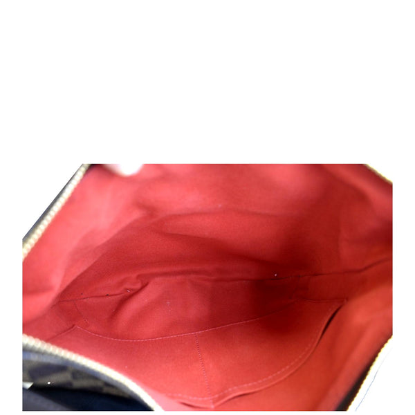 LOUIS VUITTON Bloomsbury PM Damier Ebene Crossbody Bag Brown