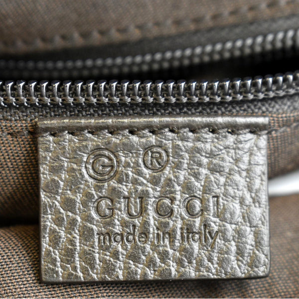 GUCCI GG Monogram Canvas Messenger Bag Dark Beige 449173