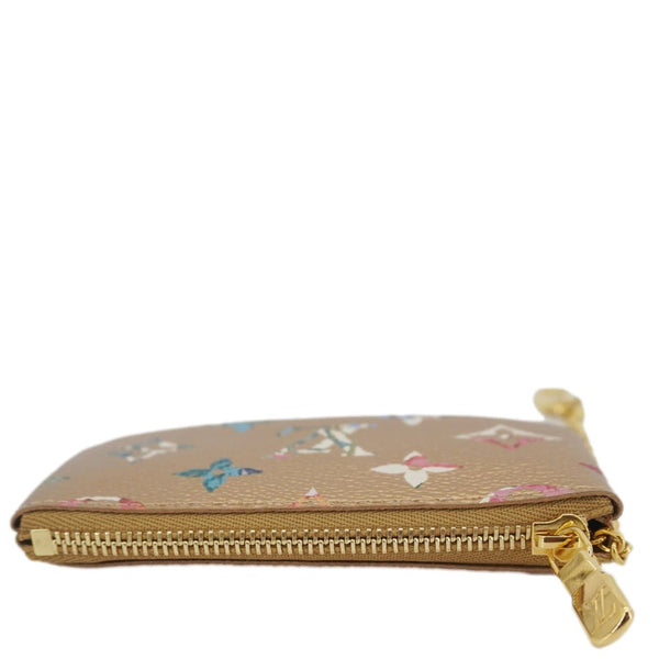 LOUIS VUITTON Metallic Monogram LV Garden Key Pouch Golden