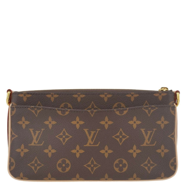 LOUIS VUITTON Vivacite Monogram Canvas Crossbody Bag Brown