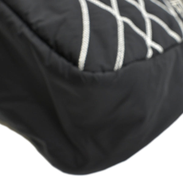 CHANEL Rucksack Sports Line Nylon Backpack Bag Black