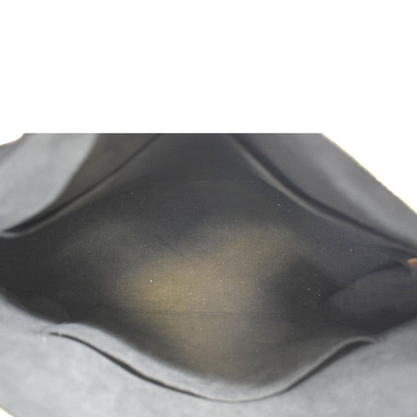 LOUIS VUITTON V Tote Monogram Canvas Leather Shoulder Bag Black