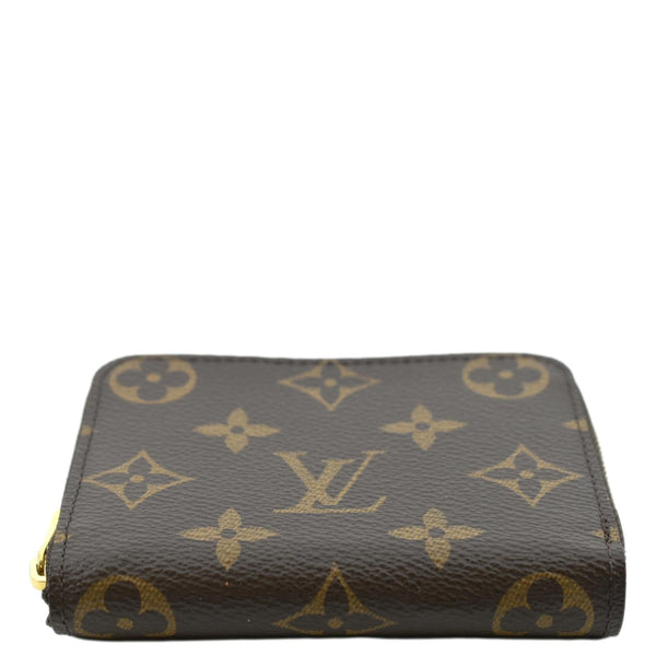 LOUIS VUITTON Monogram Canvas Zippy Coin Purse Brown