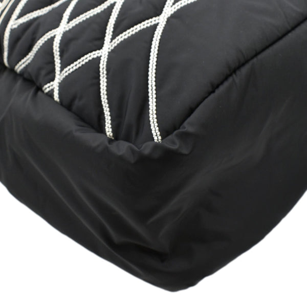 CHANEL Rucksack Sports Line Nylon Backpack Bag Black