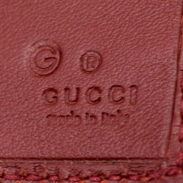GUCCI Microguccissima GG Leather Long Wallet 449396 Red