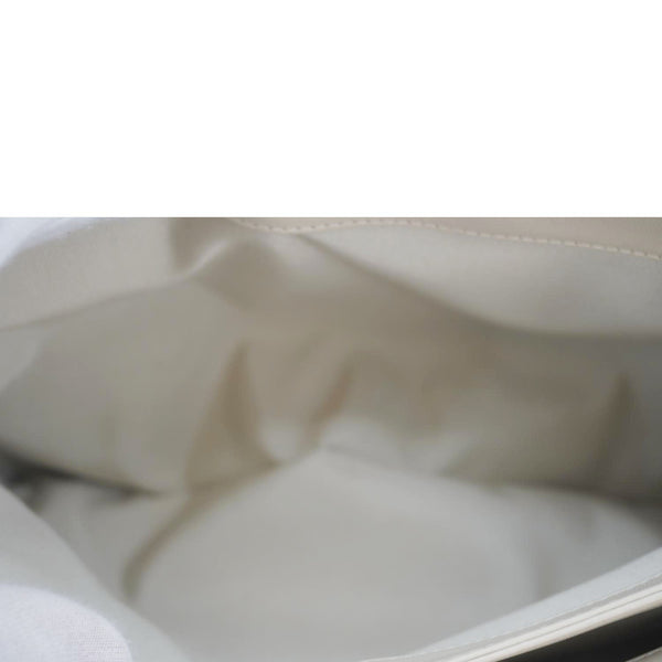 CHANEL Citizen Chic Flap Medium Quilted Leather Crossbody Bag White