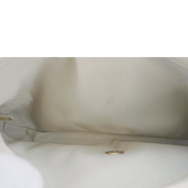 CHANEL Citizen Chic Flap Medium Quilted Leather Crossbody Bag White